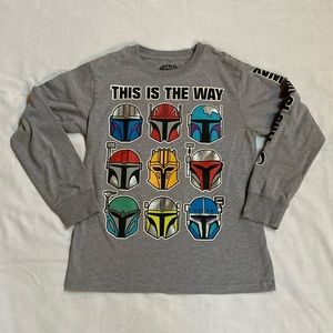 Star Wars Mandalorian long sleeve shirt